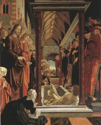 PACHER, Michael The Resurrection of Lazarus.From the St Wolfgang Altar (mk08)